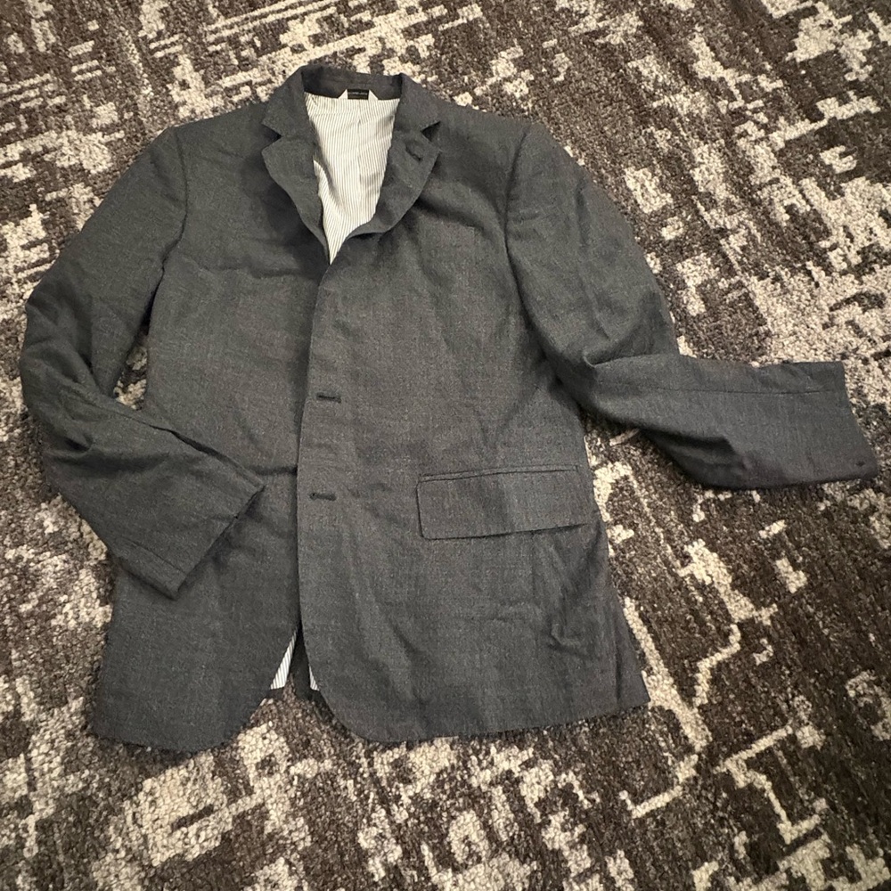 Men's Gray Casual Blazer - Classic Tailored Jacket